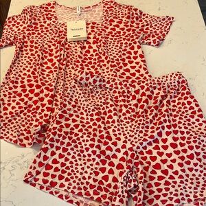 Red Heart Adult Pajama Set